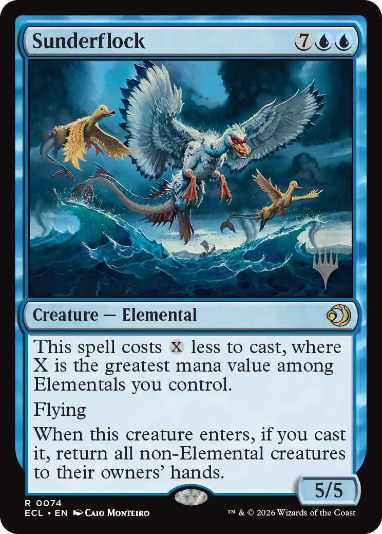 Image for Sunderflock (74) (Lorwyn Eclipsed) - Magic: The Gathering