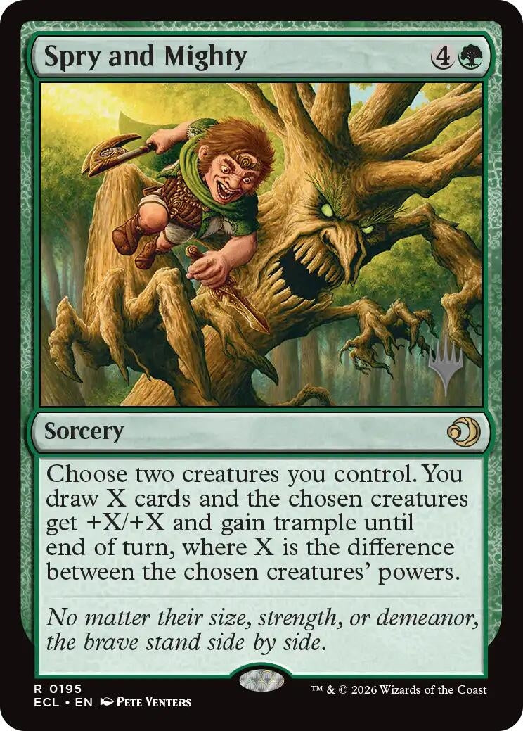 Image for Spry and Mighty (195) (Lorwyn Eclipsed) - Magic: The Gathering