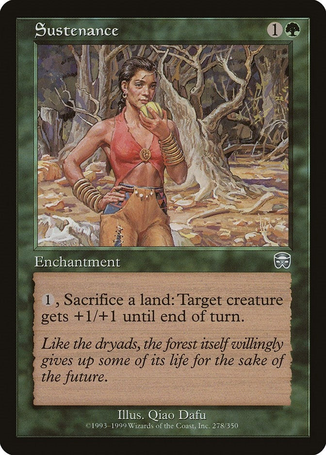 Image for Sustenance (278) (Mercadian Masques) - Magic: The Gathering