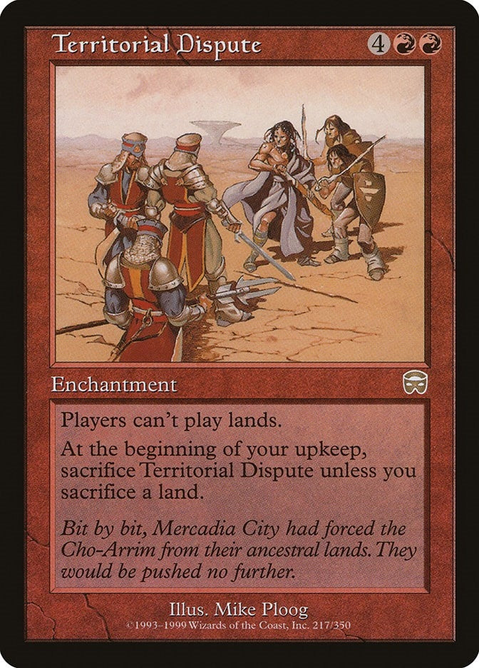 Image for Territorial Dispute (217) (Mercadian Masques) - Magic: The Gathering