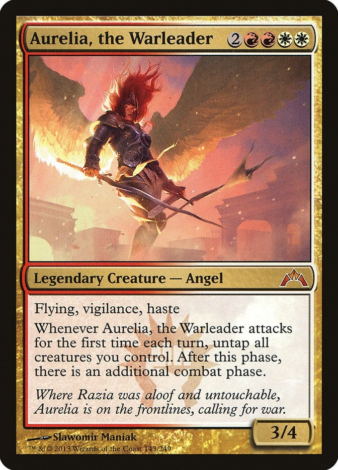 Image for Aurelia, the Warleader (143) (Gatecrash) - Magic: The Gathering