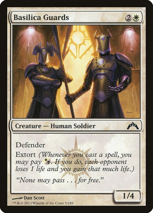 Image for Basilica Guards (5) (Gatecrash) - Magic: The Gathering