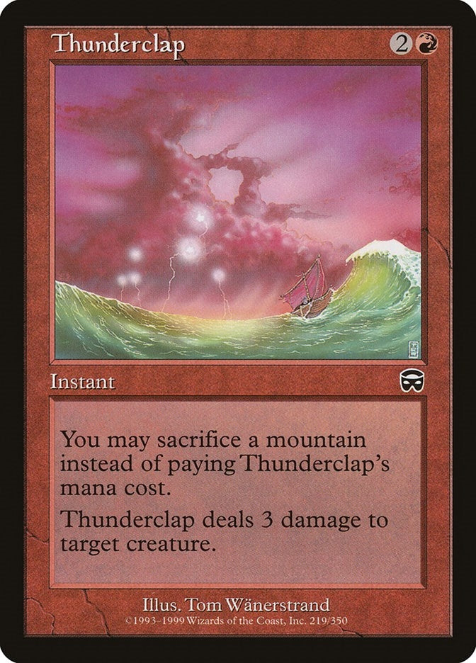 Image for Thunderclap (219) (Mercadian Masques) - Magic: The Gathering