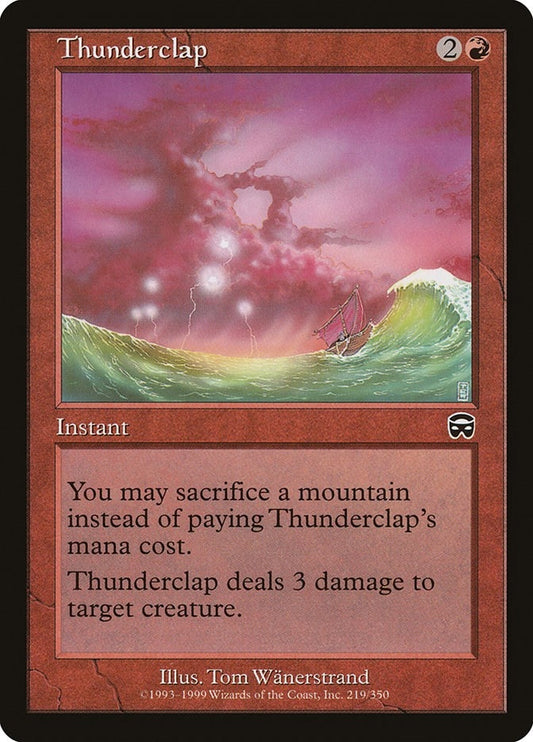 Image for Thunderclap (219) (Mercadian Masques) - Magic: The Gathering