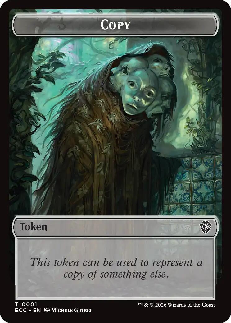 Image for Copy // Elemental (0010) Double-Sided Token (1 // 10) (Lorwyn Eclipsed) - Magic: The Gathering