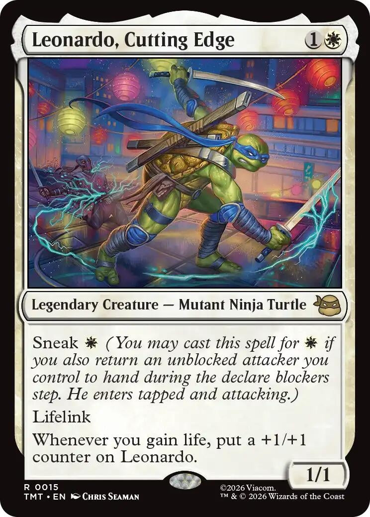 Image for Leonardo, Cutting Edge (15) (Teenage Mutant Ninja Turtles) - Magic: The Gathering