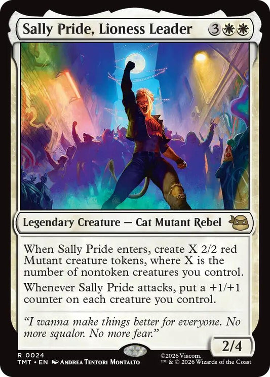 Image for Sally Pride, Lioness Leader (24) (Teenage Mutant Ninja Turtles) - Magic: The Gathering