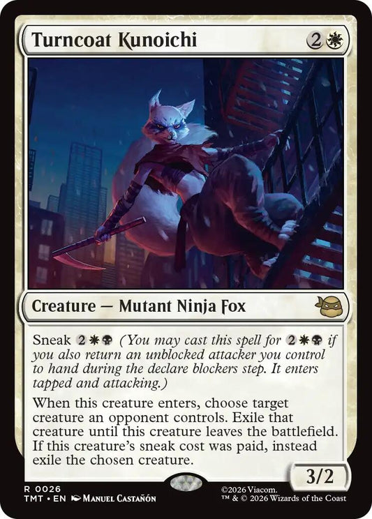 Image for Turncoat Kunoichi (26) (Teenage Mutant Ninja Turtles) - Magic: The Gathering
