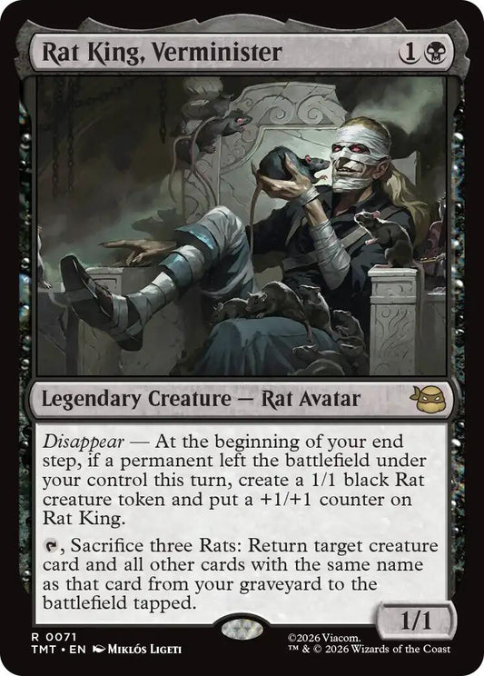 Image for Rat King, Verminister (71) (Teenage Mutant Ninja Turtles) - Magic: The Gathering