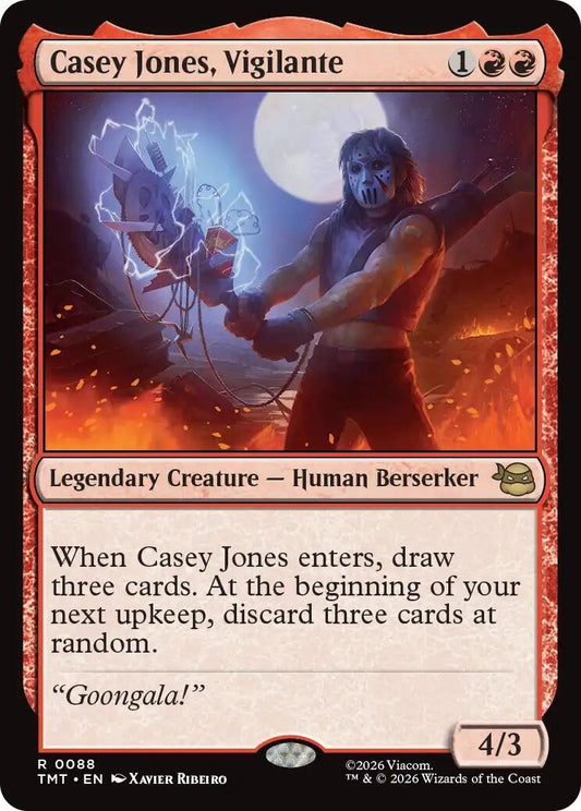 Image for Casey Jones, Vigilante (88) (Teenage Mutant Ninja Turtles) - Magic: The Gathering