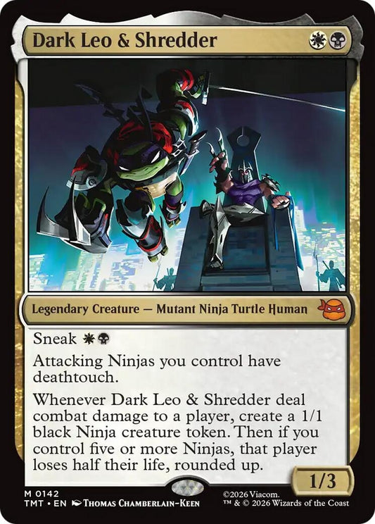 Image for Dark Leo & Shredder (142) (Teenage Mutant Ninja Turtles) - Magic: The Gathering
