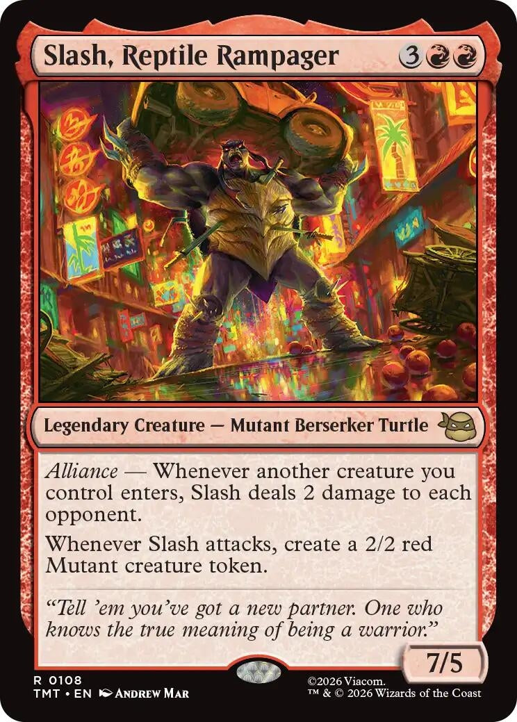 Image for Slash, Reptile Rampager (108) (Teenage Mutant Ninja Turtles) - Magic: The Gathering