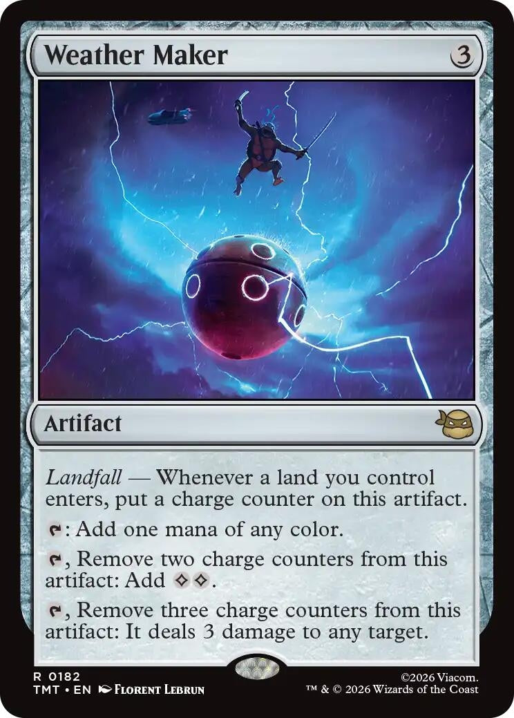 Image for Weather Maker (182) (Teenage Mutant Ninja Turtles) - Magic: The Gathering