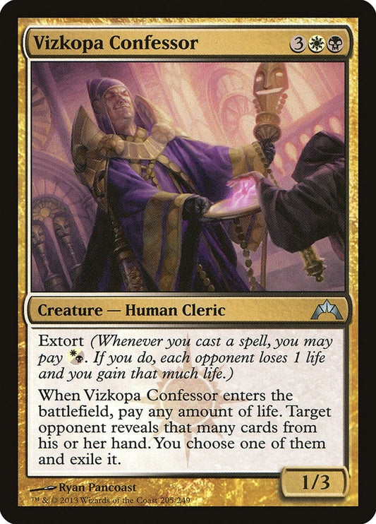 Image for Vizkopa Confessor (205) (Gatecrash) - Magic: The Gathering