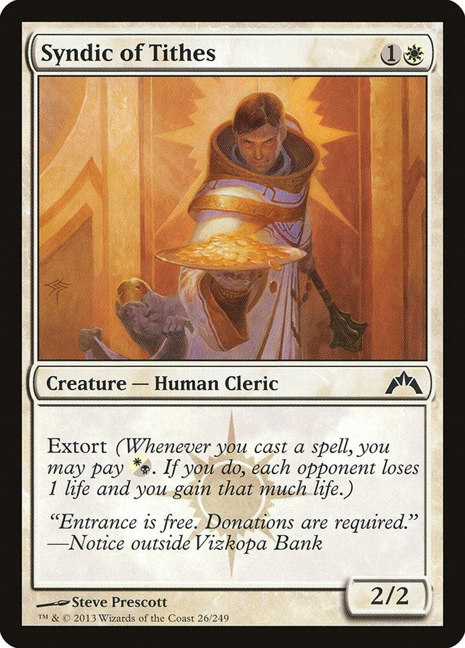 Image for Syndic of Tithes (26) (Gatecrash) - Magic: The Gathering