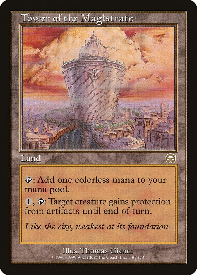 Image for Tower of the Magistrate (330) (Mercadian Masques) - Magic: The Gathering