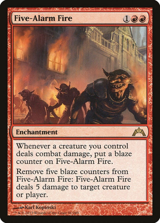 Image for Five-Alarm Fire (91) (Gatecrash) - Magic: The Gathering