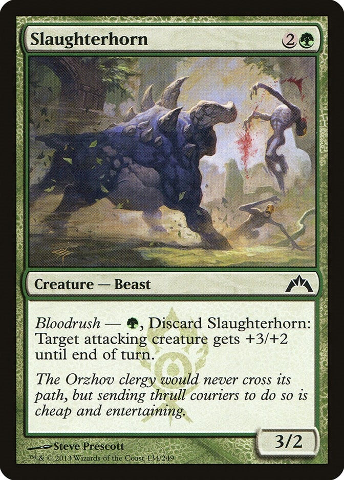 Image for Slaughterhorn (134) (Gatecrash) - Magic: The Gathering