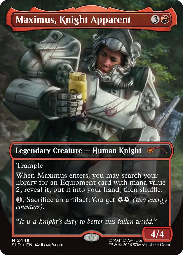 Image for Maximus, Knight Apparent (2449) (Secret Lair Drop Series) - Magic: The Gathering