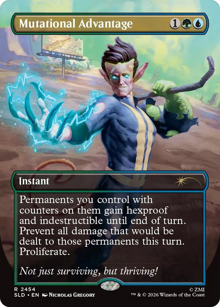Image for Mutational Advantage (2454) (Secret Lair Drop Series) - Magic: The Gathering