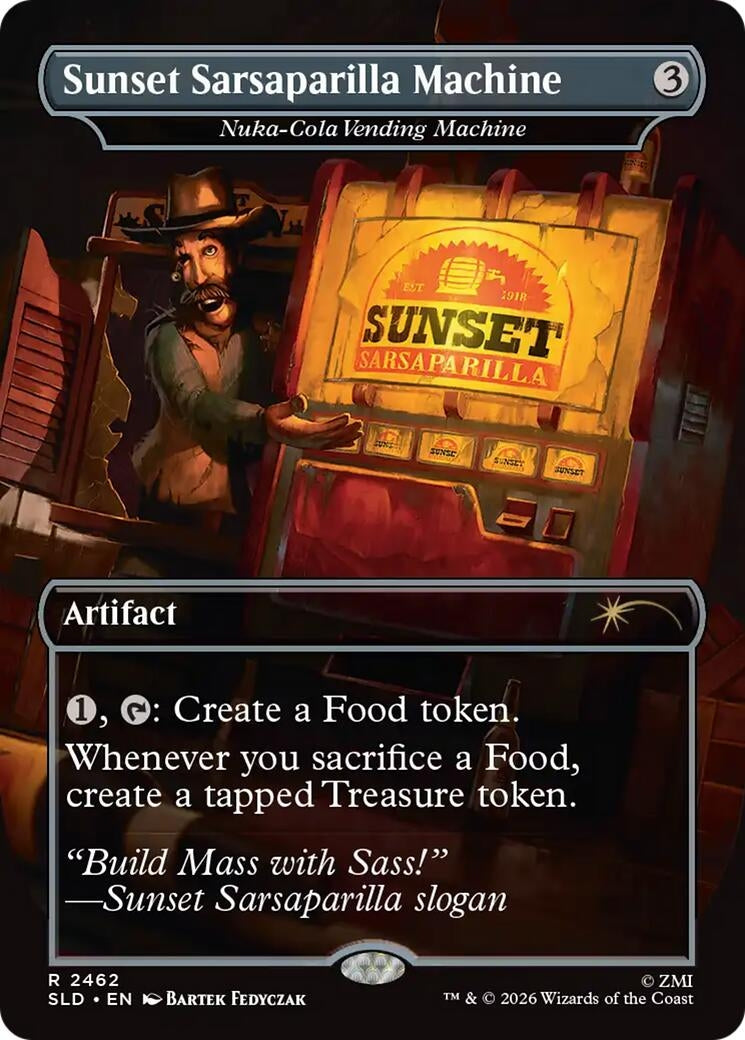Image for Sunset Sarsaparilla Machine - Nuka-Cola Vending Machine (2462) (Secret Lair Drop Series) - Magic: The Gathering