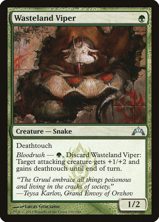 Image for Wasteland Viper (139) (Gatecrash) - Magic: The Gathering