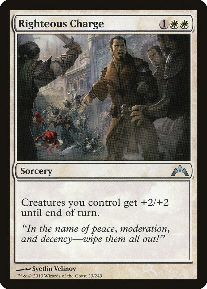 Image for Righteous Charge (23) (Gatecrash) - Magic: The Gathering