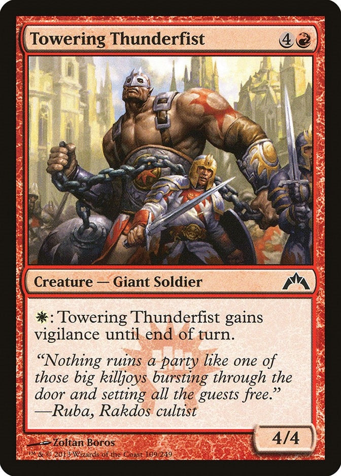Image for Towering Thunderfist (109) (Gatecrash) - Magic: The Gathering