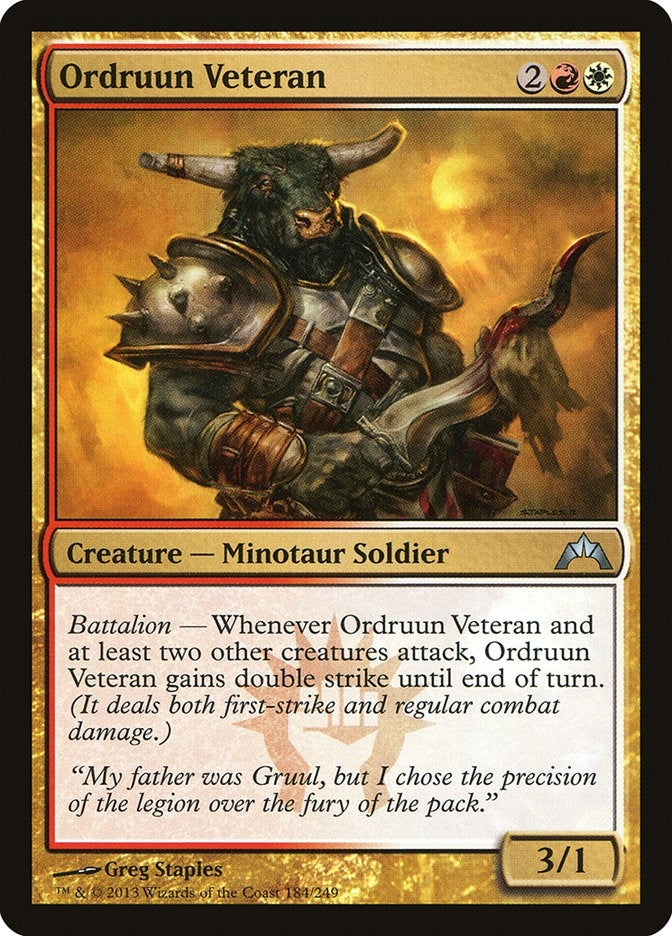Image for Ordruun Veteran (184) (Gatecrash) - Magic: The Gathering
