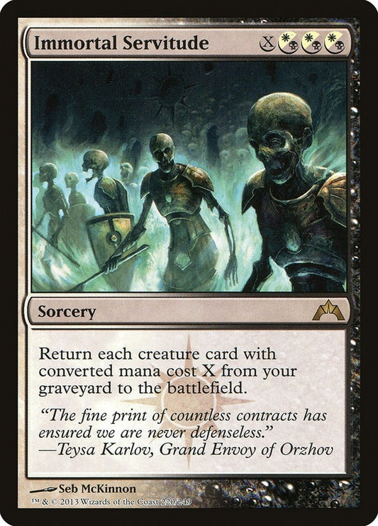 Image for Immortal Servitude (220) (Gatecrash) - Magic: The Gathering