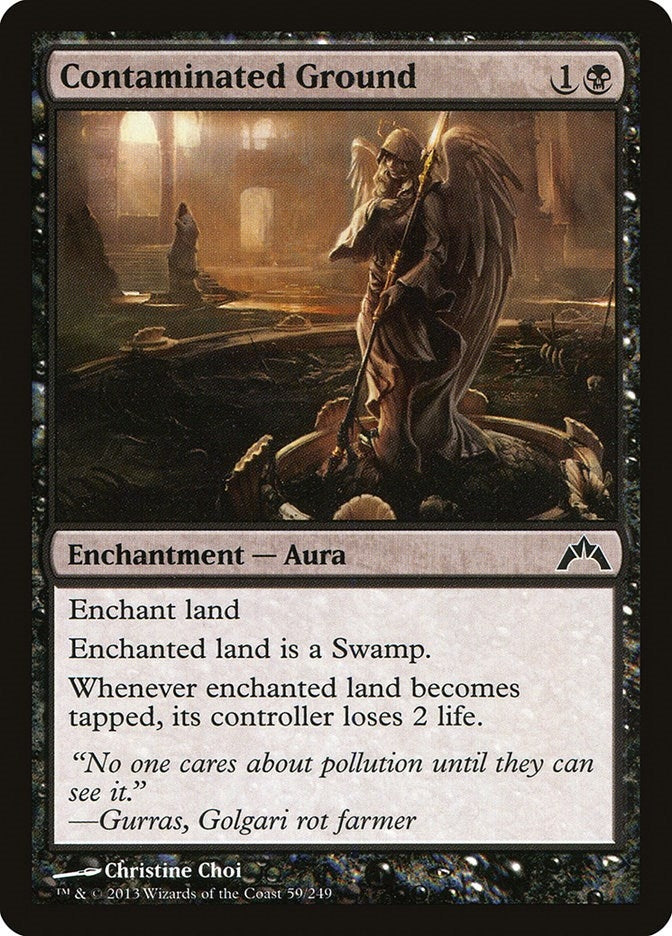 Image for Contaminated Ground (59) (Gatecrash) - Magic: The Gathering