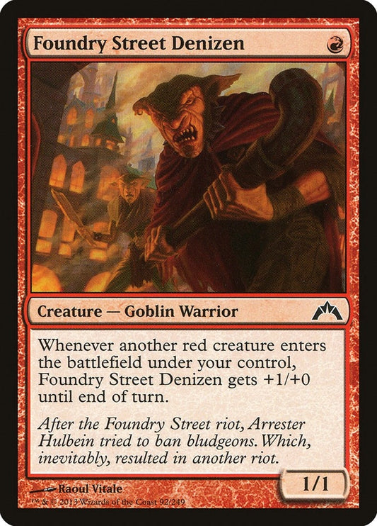 Image for Foundry Street Denizen (92) (Gatecrash) - Magic: The Gathering