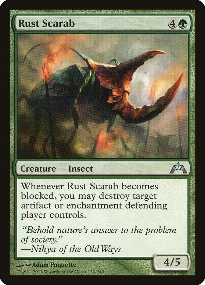 Image for Rust Scarab (130) (Gatecrash) - Magic: The Gathering