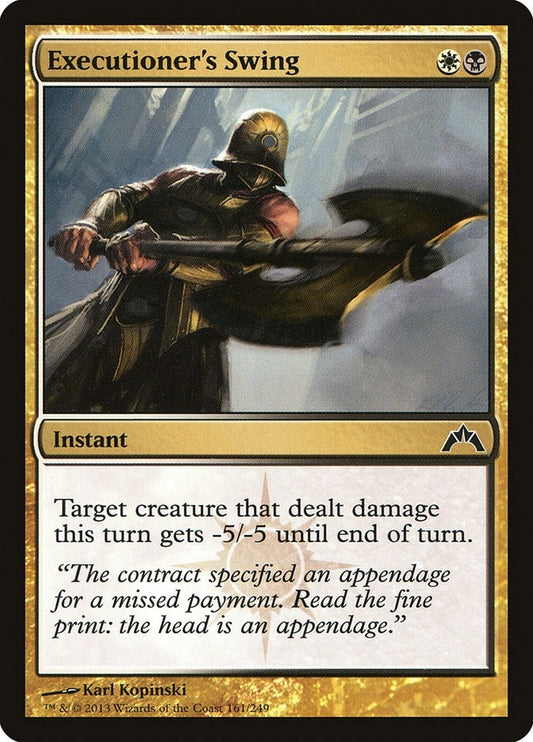 Image for Executioner's Swing (161) (Gatecrash) - Magic: The Gathering