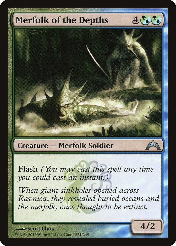 Image for Merfolk of the Depths (221) (Gatecrash) - Magic: The Gathering