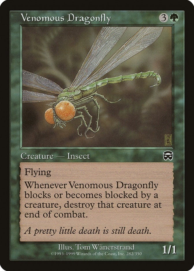 Image for Venomous Dragonfly (282) (Mercadian Masques) - Magic: The Gathering
