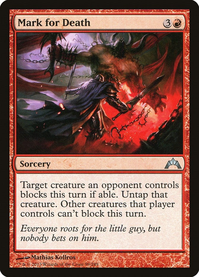 Image for Mark for Death (99) (Gatecrash) - Magic: The Gathering