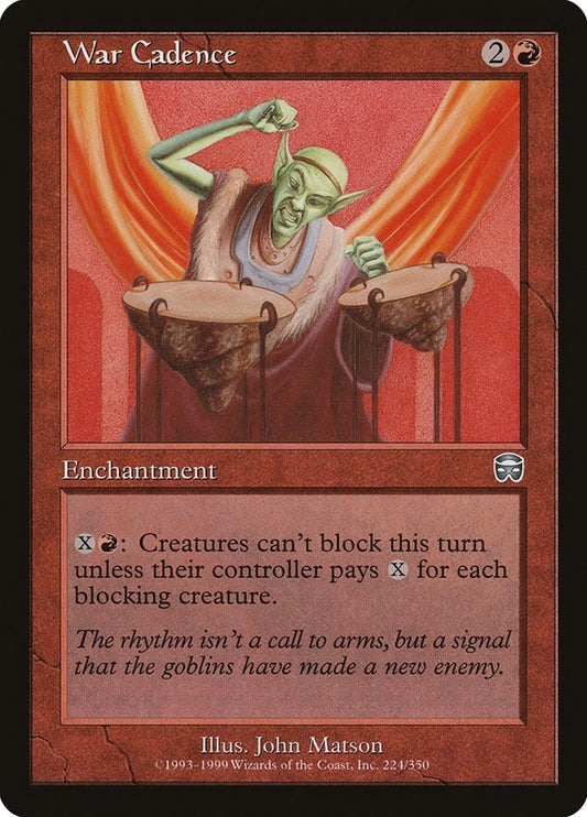 Image for War Cadence (224) (Mercadian Masques) - Magic: The Gathering
