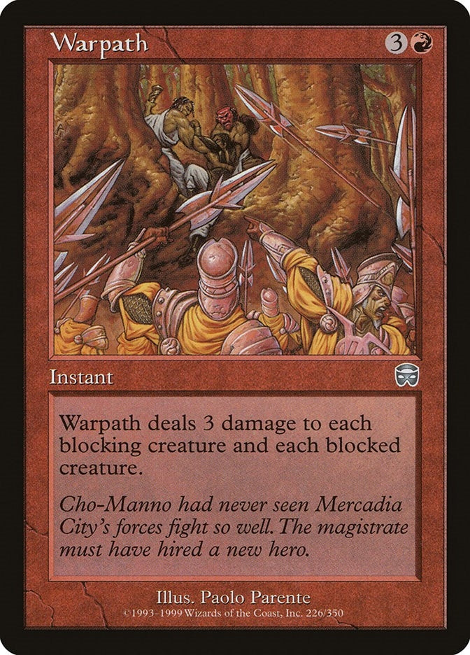 Image for Warpath (226) (Mercadian Masques) - Magic: The Gathering