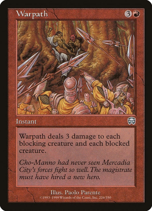 Image for Warpath (226) (Mercadian Masques) - Magic: The Gathering