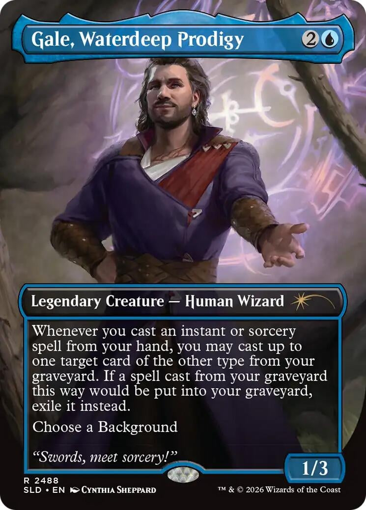 Image for Gale, Waterdeep Prodigy (2488) (Secret Lair Drop Series) - Magic: The Gathering
