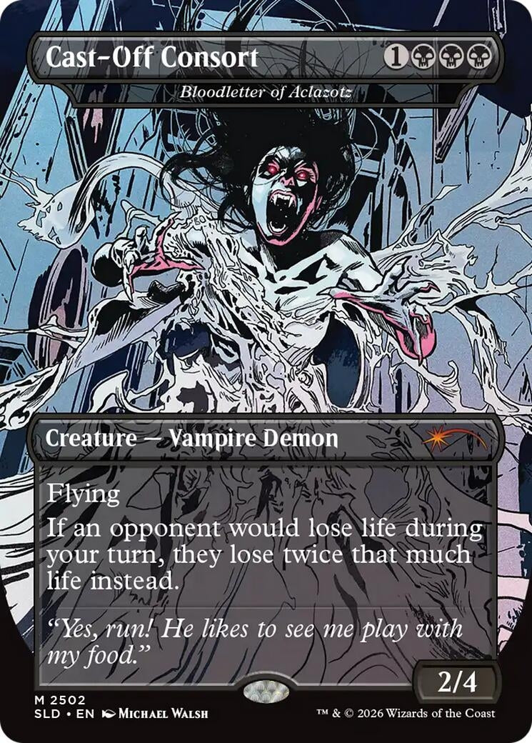 Image for Cast-Off Consort - Bloodletter of Aclazotz (2502) (Secret Lair Drop Series) - Magic: The Gathering