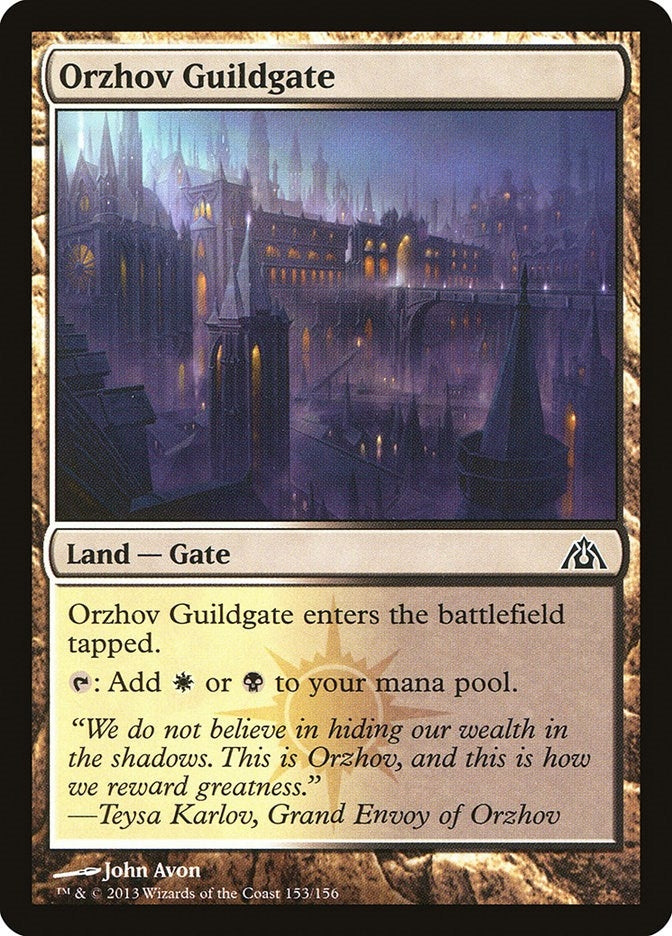 Image for Orzhov Guildgate (153) (Dragon's Maze) - Magic: The Gathering