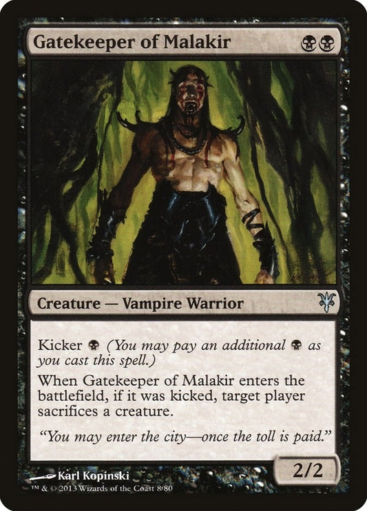 Image for Gatekeeper of Malakir (8) (Duel Decks: Sorin vs. Tibalt) - Magic: The Gathering