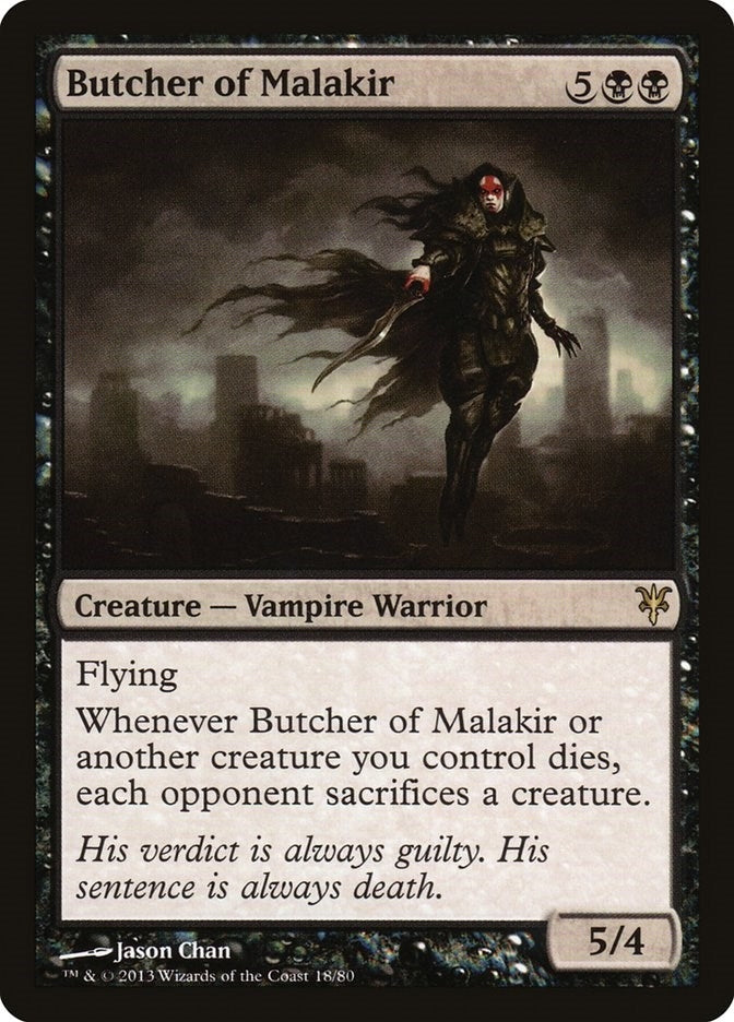 Image for Butcher of Malakir (18) (Duel Decks: Sorin vs. Tibalt) - Magic: The Gathering