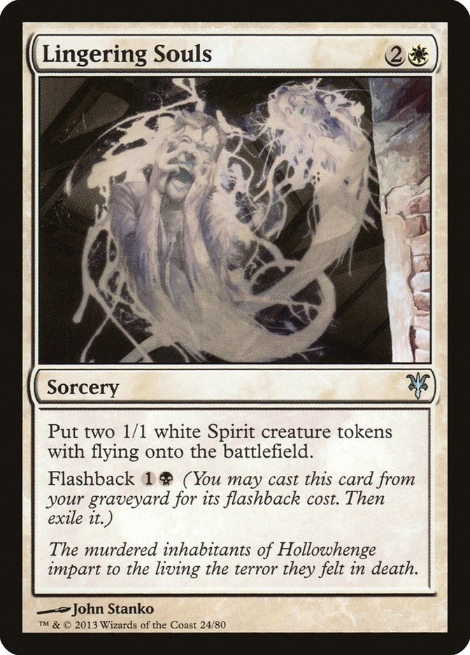 Image for Lingering Souls (24) (Duel Decks: Sorin vs. Tibalt) - Magic: The Gathering