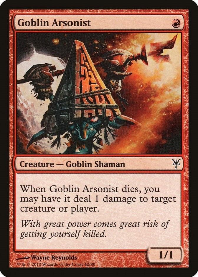 Image for Goblin Arsonist (42) (Duel Decks: Sorin vs. Tibalt) - Magic: The Gathering