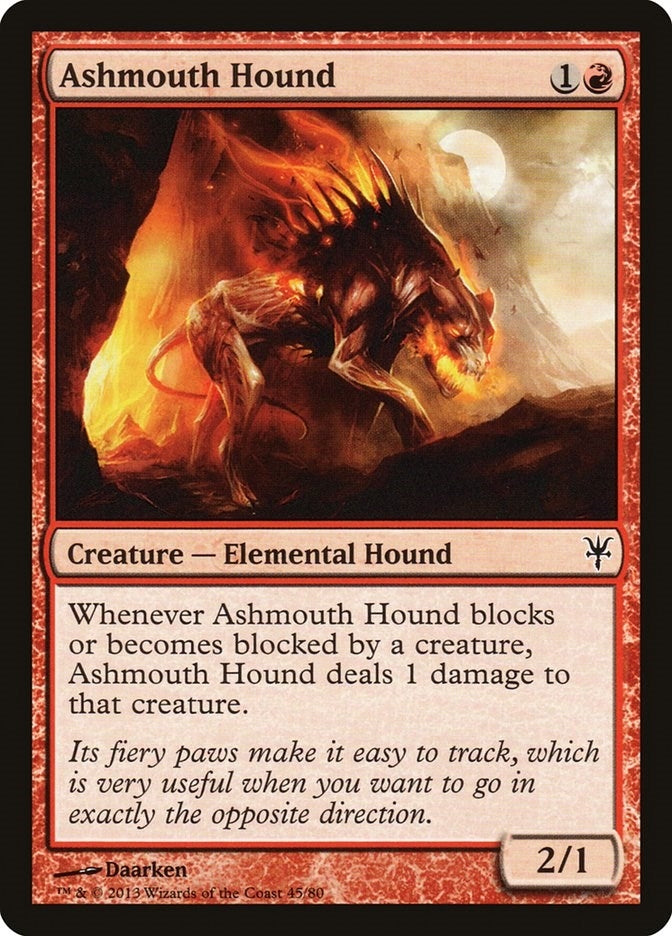 Image for Ashmouth Hound (45) (Duel Decks: Sorin vs. Tibalt) - Magic: The Gathering