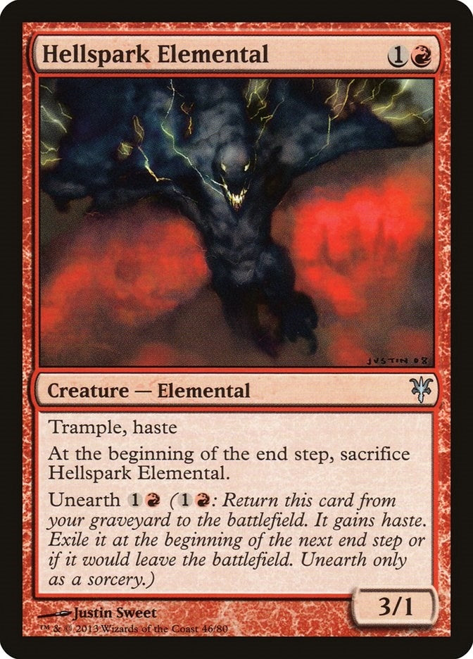 Image for Hellspark Elemental (46) (Duel Decks: Sorin vs. Tibalt) - Magic: The Gathering