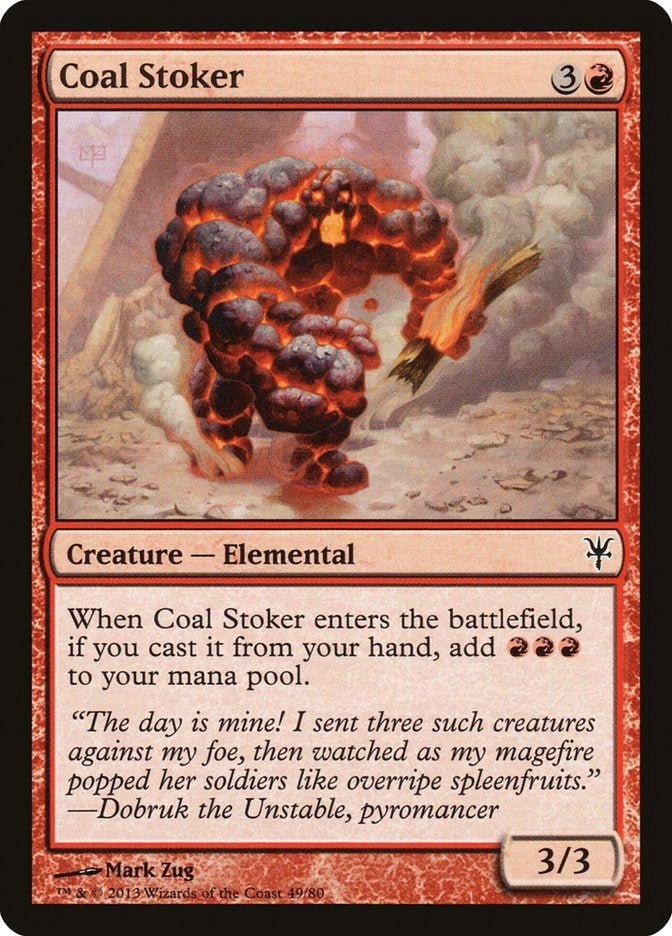 Image for Coal Stoker (49) (Duel Decks: Sorin vs. Tibalt) - Magic: The Gathering